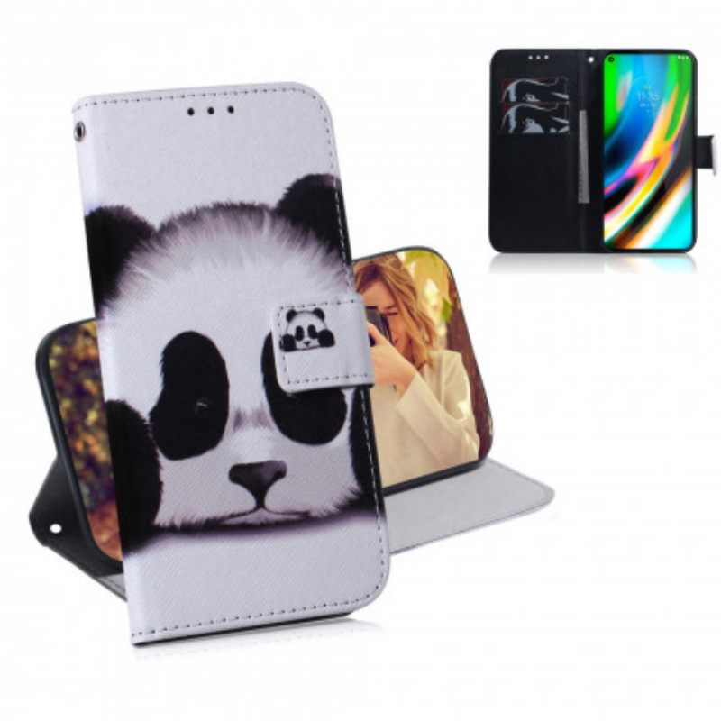 Κάλυμμα Moto G9 Plus Πρόσωπο Panda