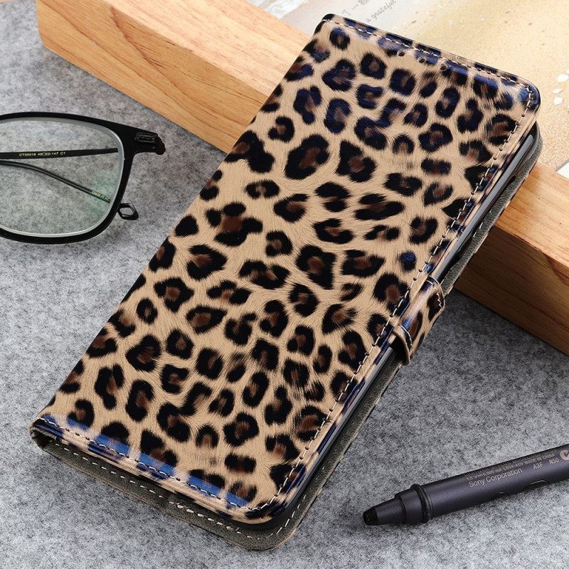 δερματινη θηκη Samsung Galaxy M23 5G Leopard Skin Effect