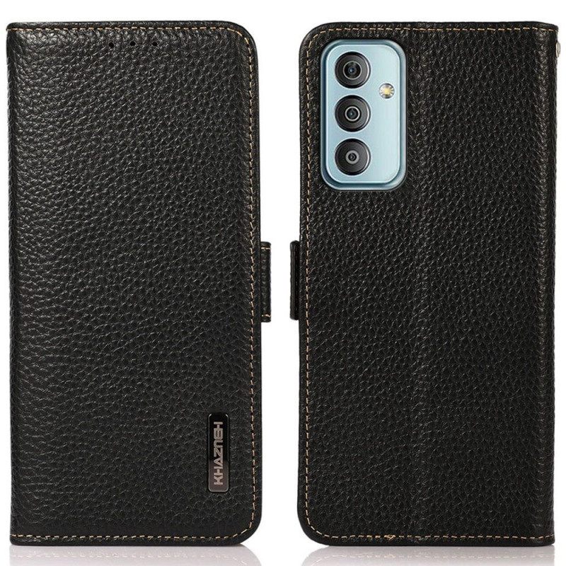 Κάλυμμα Samsung Galaxy M23 5G Litchi Leather Khazneh Rfid