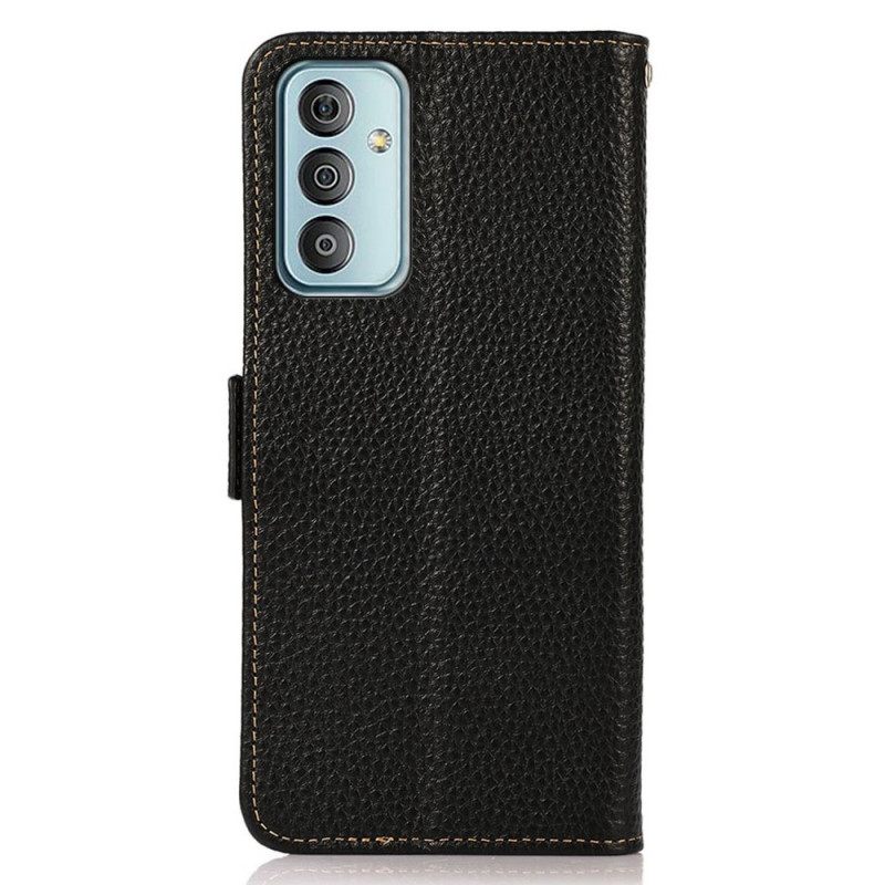 Κάλυμμα Samsung Galaxy M23 5G Litchi Leather Khazneh Rfid