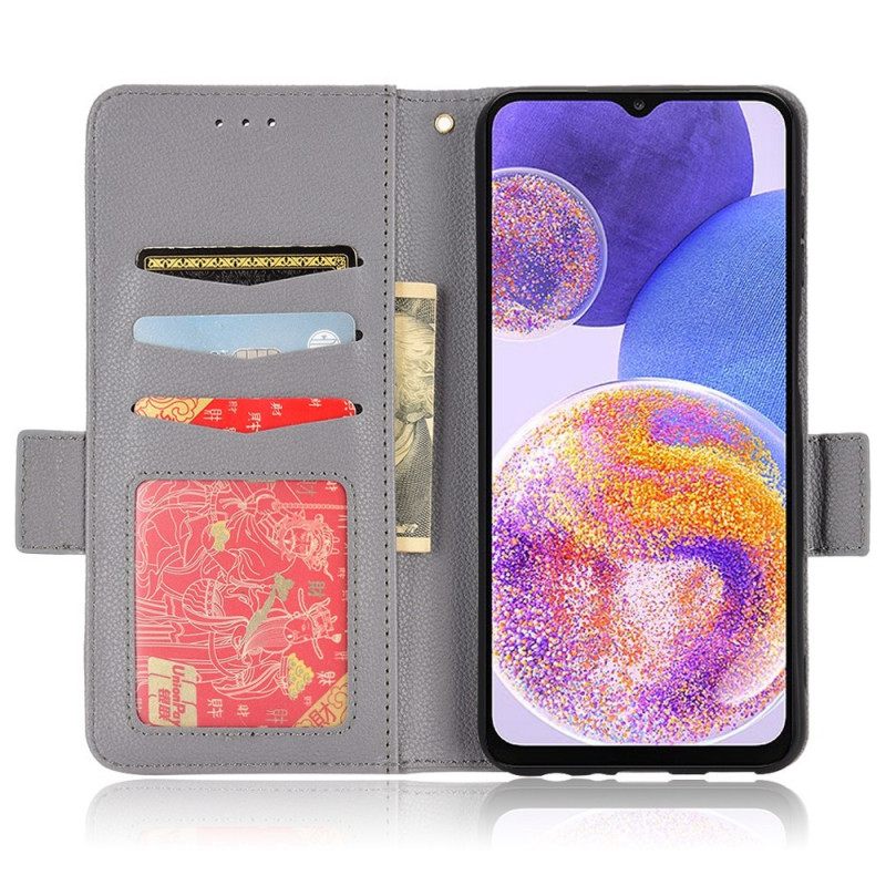 Κάλυμμα Samsung Galaxy M23 5G Litchi Leather Style