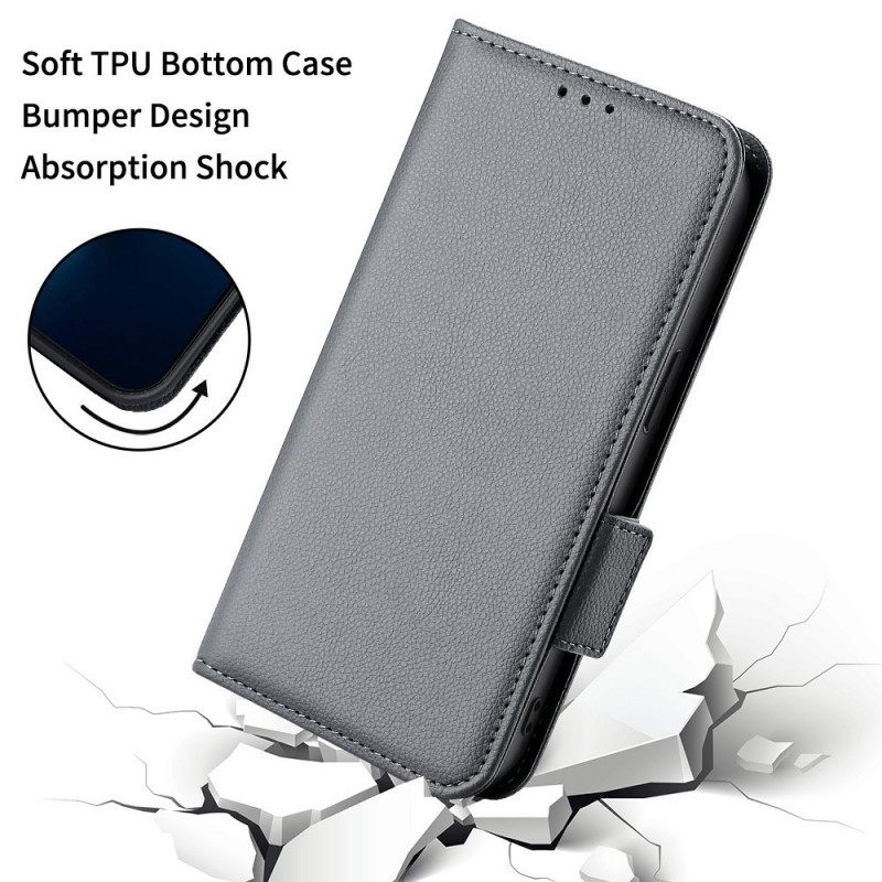 Κάλυμμα Samsung Galaxy M23 5G Litchi Leather Style