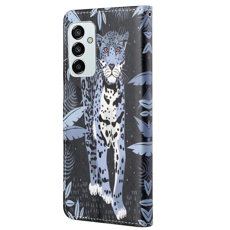 Κάλυμμα Samsung Galaxy M23 5G με κορδονι Strappy Leopard