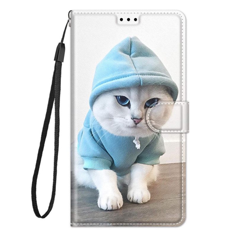 Κάλυμμα Samsung Galaxy M23 5G με κορδονι Θαυμαστής Των Thong Cats