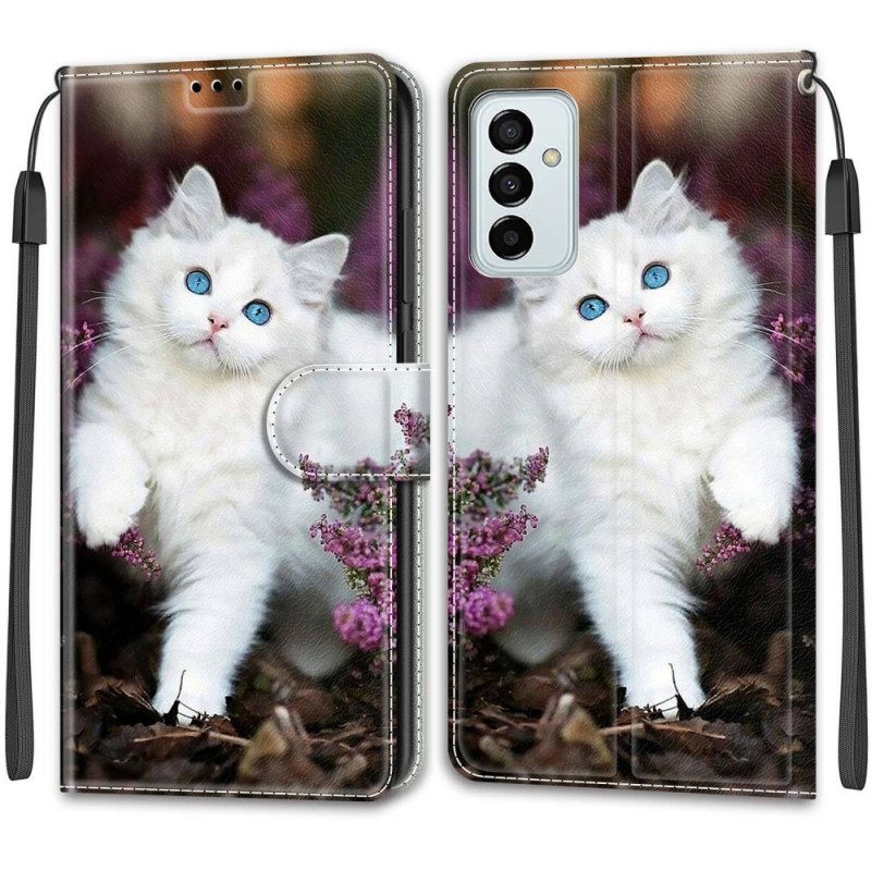 Κάλυμμα Samsung Galaxy M23 5G με κορδονι Θαυμαστής Των Thong Cats