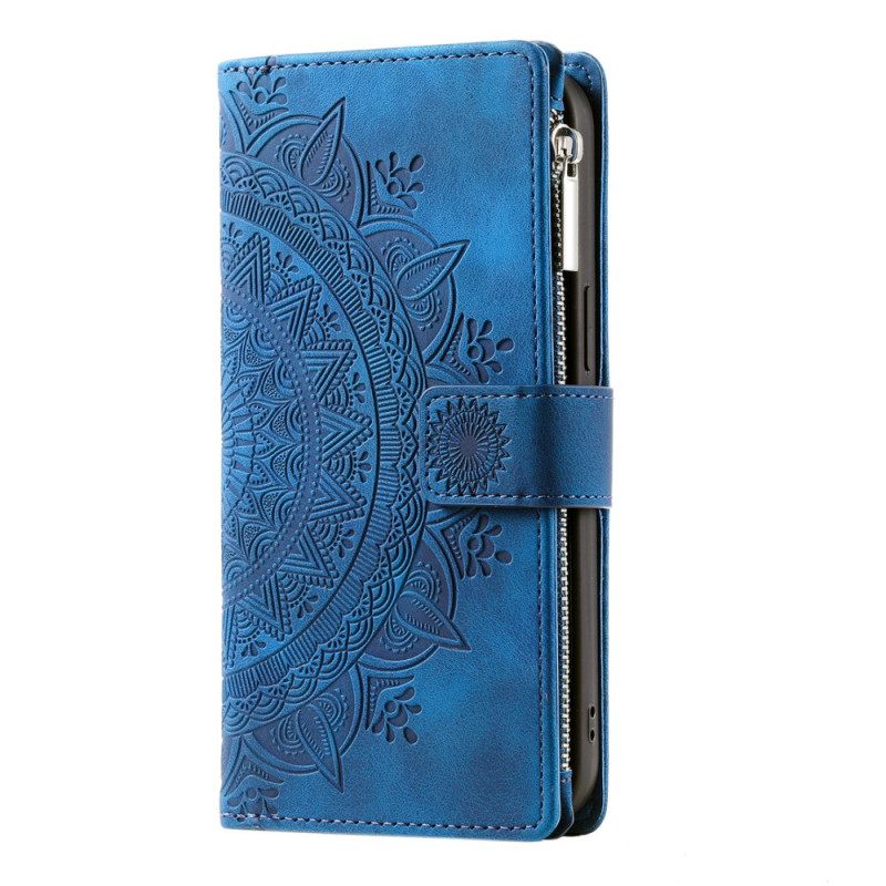 Θηκη Κινητου Samsung Galaxy A15 Θήκες Κινητών Mandala Print Wallet Με Λουράκι