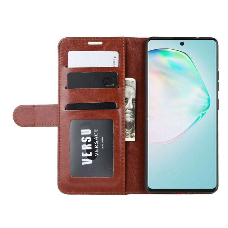 Κάλυμμα Samsung Galaxy S10 Lite Ultra Faux Leather