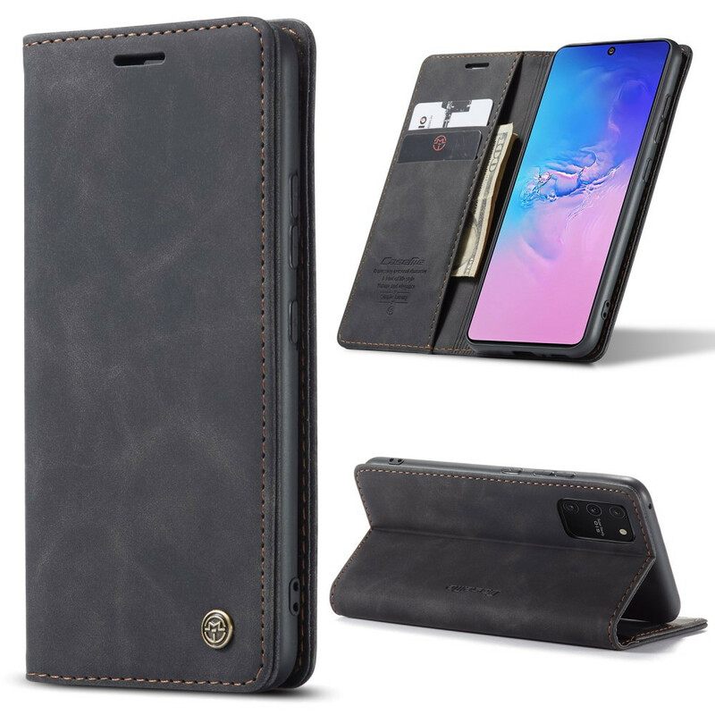 θηκη κινητου Samsung Galaxy S10 Lite Θήκη Flip Caseme Faux Leather