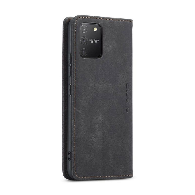 θηκη κινητου Samsung Galaxy S10 Lite Θήκη Flip Caseme Faux Leather