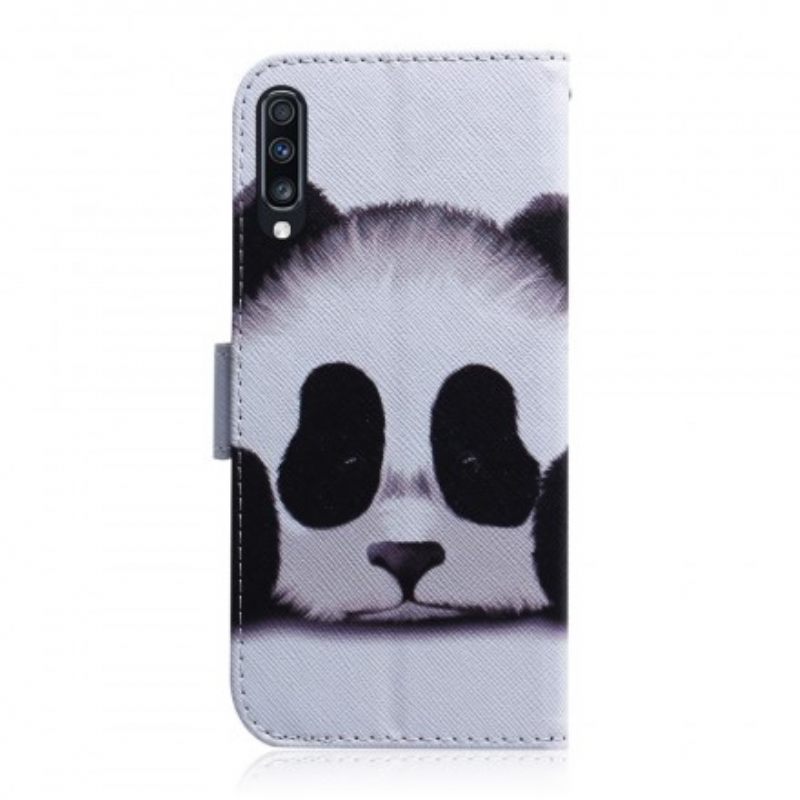 δερματινη θηκη Samsung Galaxy A70 Πρόσωπο Panda