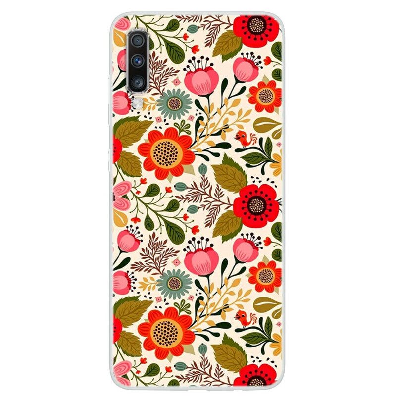 θηκη κινητου Samsung Galaxy A70 Floral Tapestry