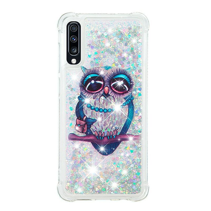 Θήκη Samsung Galaxy A70 Miss Glitter Owl