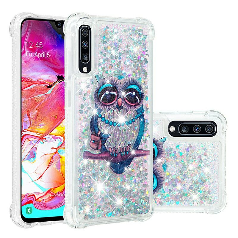 Θήκη Samsung Galaxy A70 Miss Glitter Owl