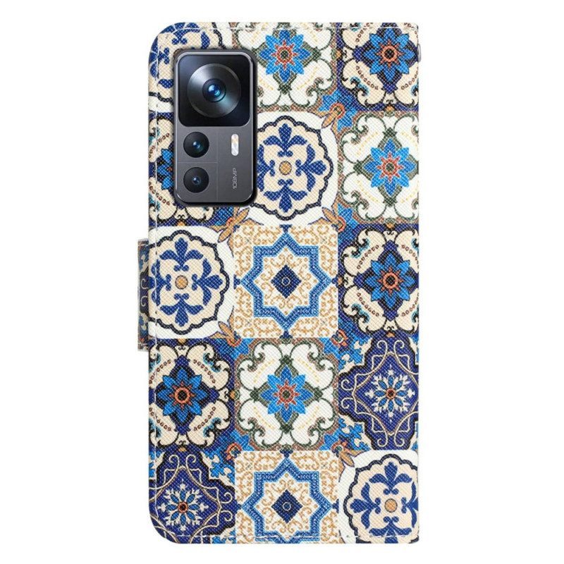 Κάλυμμα Xiaomi 12T / 12T Pro Floral Μοτίβα Με Λουράκι