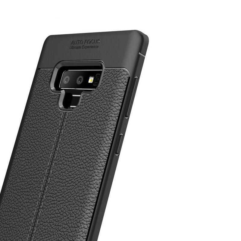 Θήκη Samsung Galaxy Note 9 Δερμάτινο Εφέ Litchi Διπλής Γραμμής