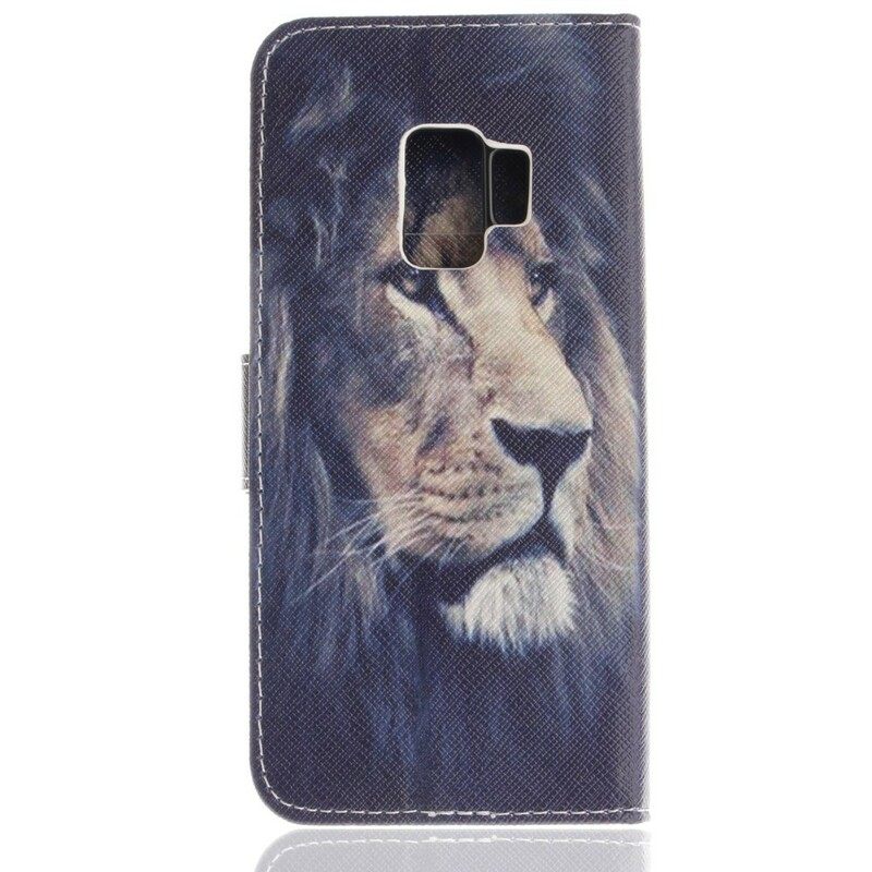 Θήκη Flip Samsung Galaxy S9 Dreaming Lion