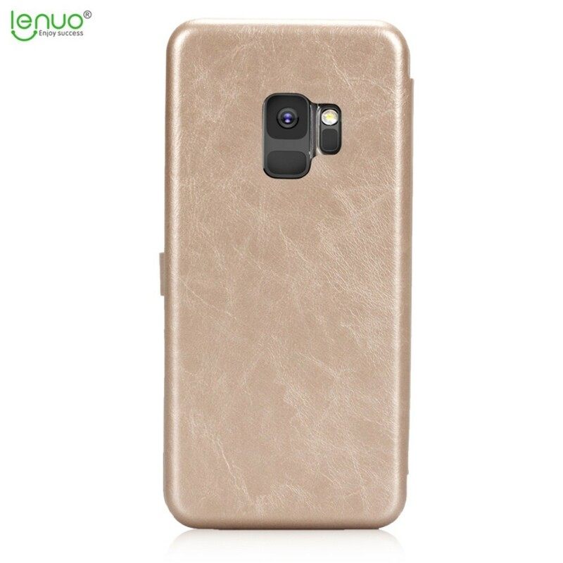 Θήκη Flip Samsung Galaxy S9 Lenuo Faux Leather Vintage