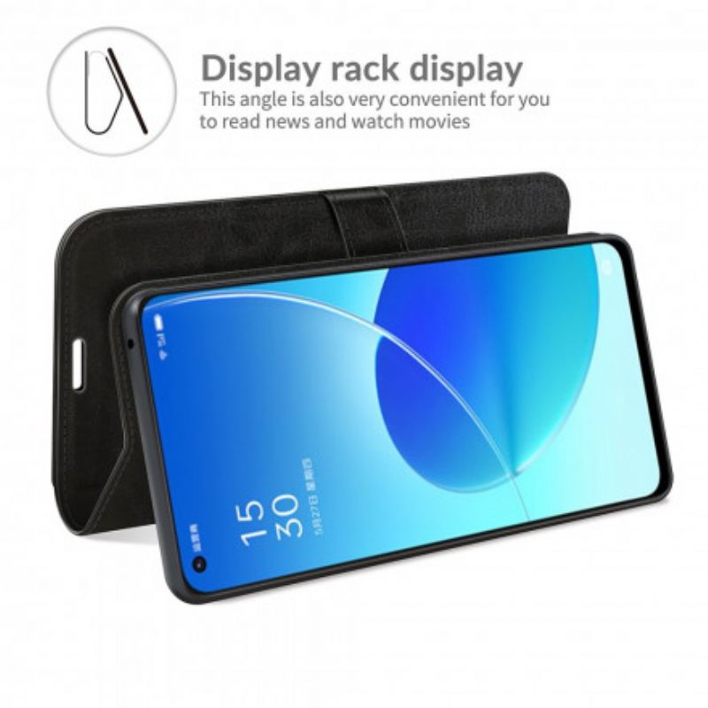 Κάλυμμα Oppo Reno 6 5G Ultra Faux Leather