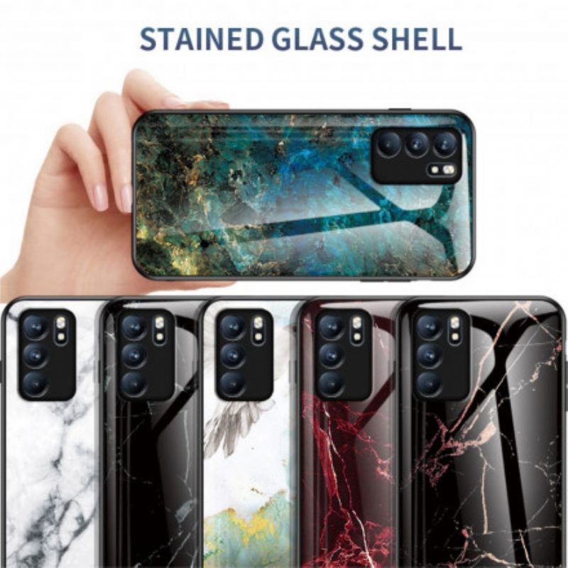 θηκη κινητου Oppo Reno 6 5G Premium Colors Tempered Glass