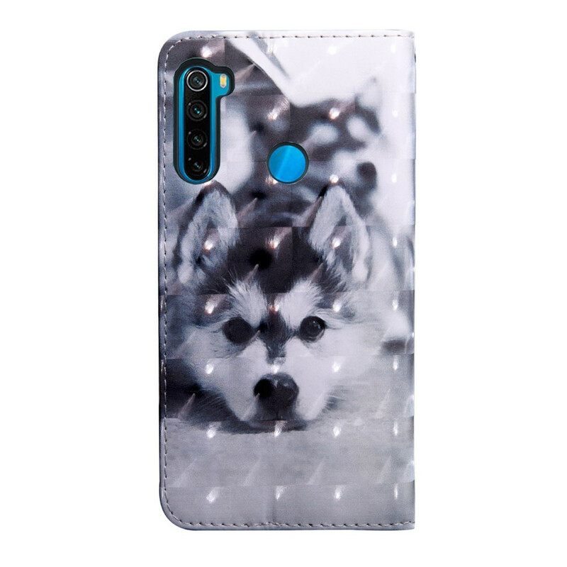 δερματινη θηκη Xiaomi Redmi Note 8T Gustav The Dog