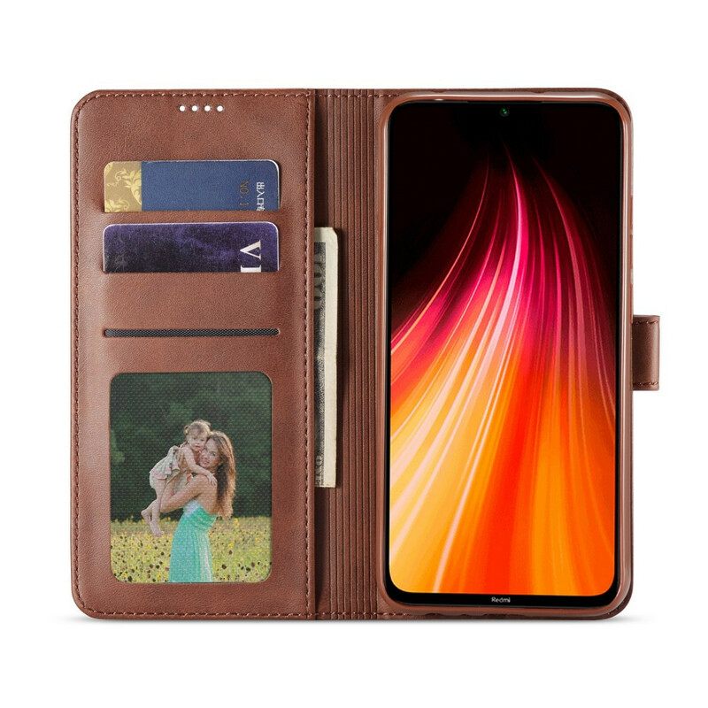 Κάλυμμα Xiaomi Redmi Note 8T Lc.imeeke Leather Effect