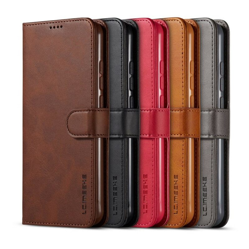 Κάλυμμα Xiaomi Redmi Note 8T Lc.imeeke Leather Effect