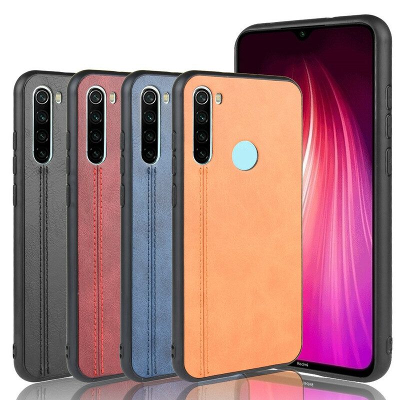 θηκη κινητου Xiaomi Redmi Note 8T Εφέ Δέρματος Ραφής