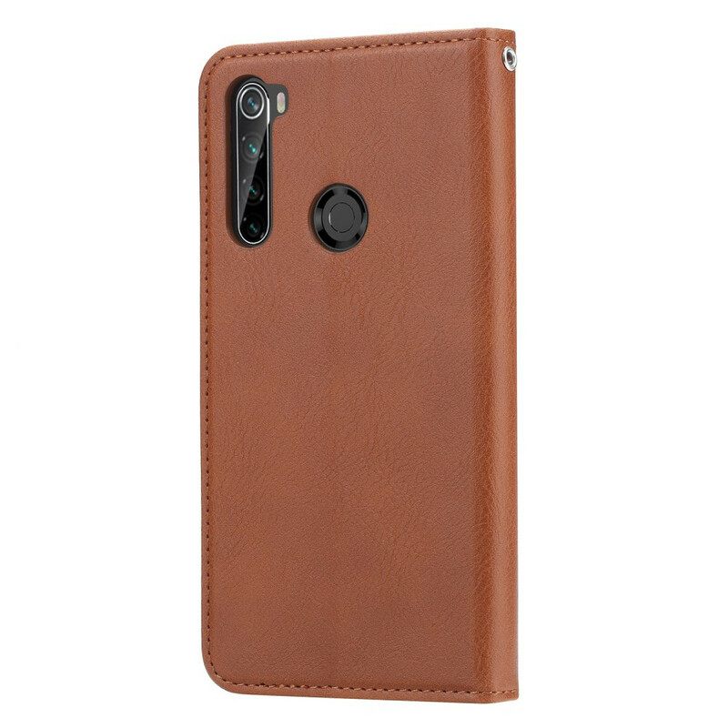 θηκη κινητου Xiaomi Redmi Note 8T Θήκη Flip Θήκη Κάρτας Από Συνθετικό Δέρμα