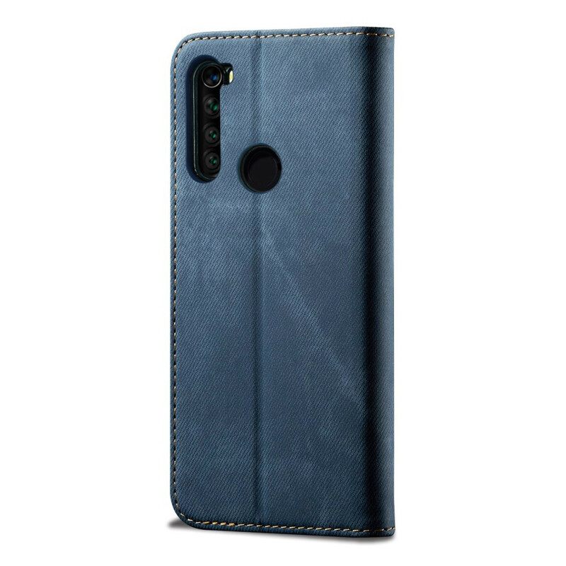 θηκη κινητου Xiaomi Redmi Note 8T Θήκη Flip Τζιν Ύφασμα