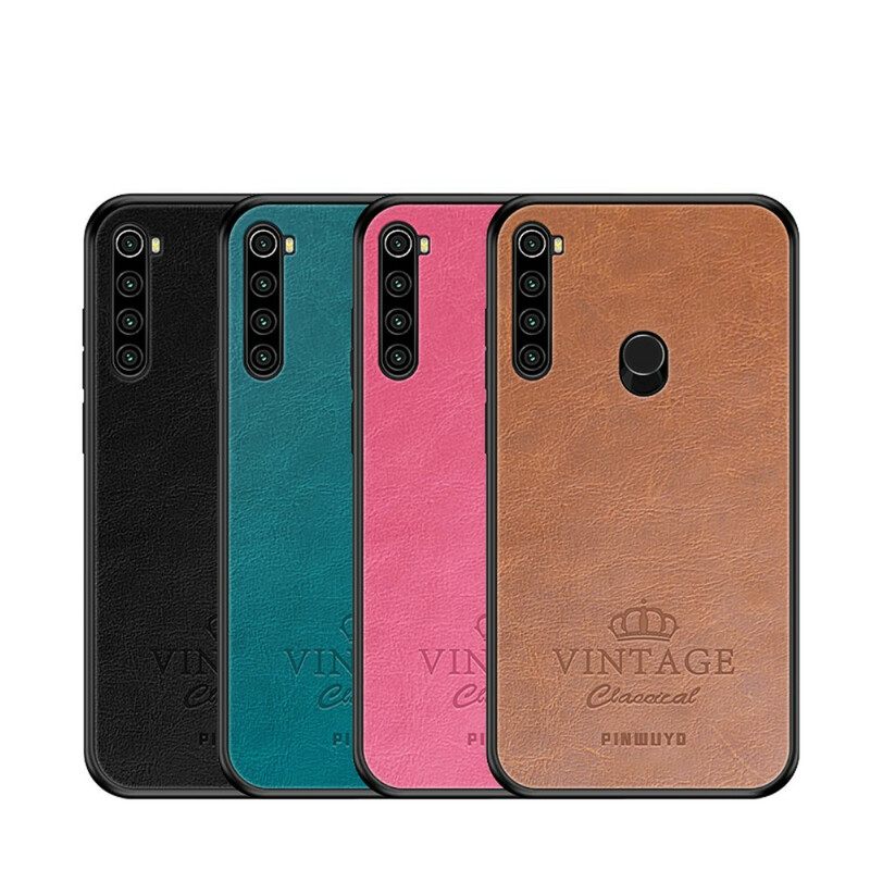 θηκη κινητου Xiaomi Redmi Note 8T Vintage Δερμάτινο Εφέ Pinwuyo