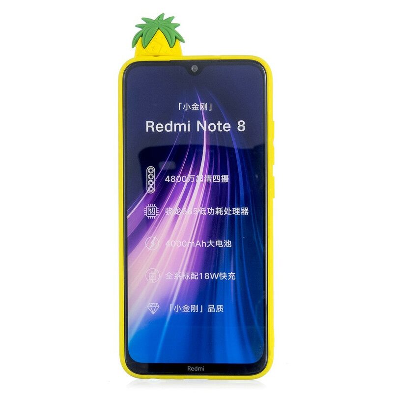 Θήκη Xiaomi Redmi Note 8T 3d Ανανάς