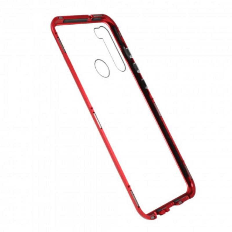 Θήκη Xiaomi Redmi Note 8T Εμπρός Και Πίσω Σκληρυμένο Γυαλί Και Μέταλλο