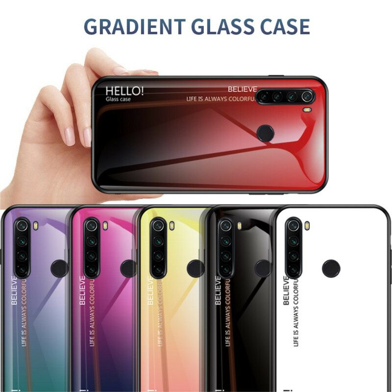 Θήκη Xiaomi Redmi Note 8T Tempered Glass Γεια Σας