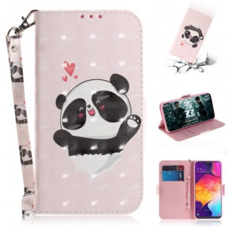 Κάλυμμα Samsung Galaxy A50 με κορδονι Panda Love Strap