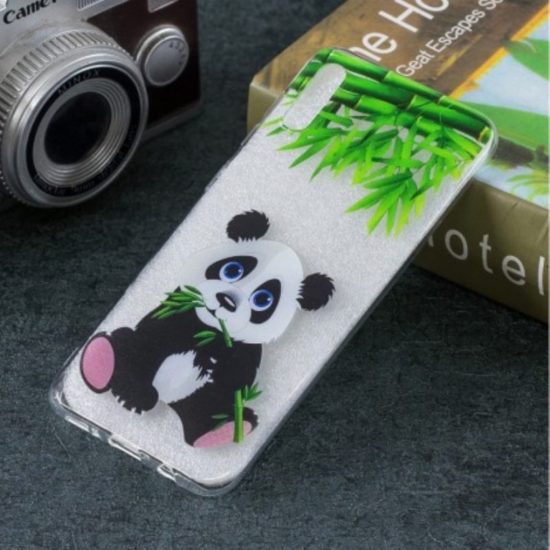 θηκη κινητου Samsung Galaxy A50 Διαφανές Panda Eat