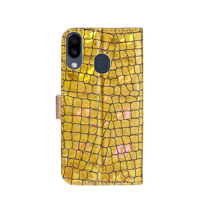 Κάλυμμα Samsung Galaxy A20e Croco Diamonds