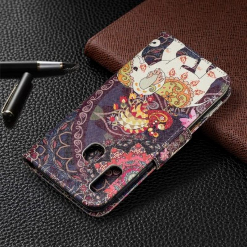 Κάλυμμα Samsung Galaxy A20e Mandala Ethnic Elephants