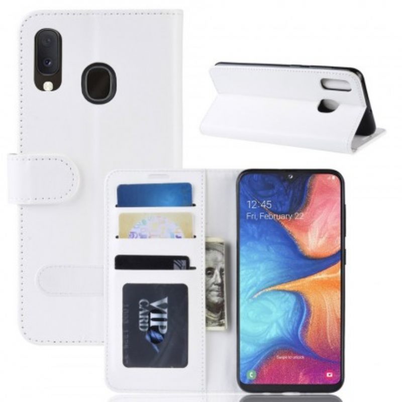 Κάλυμμα Samsung Galaxy A20e Ultra Faux Leather