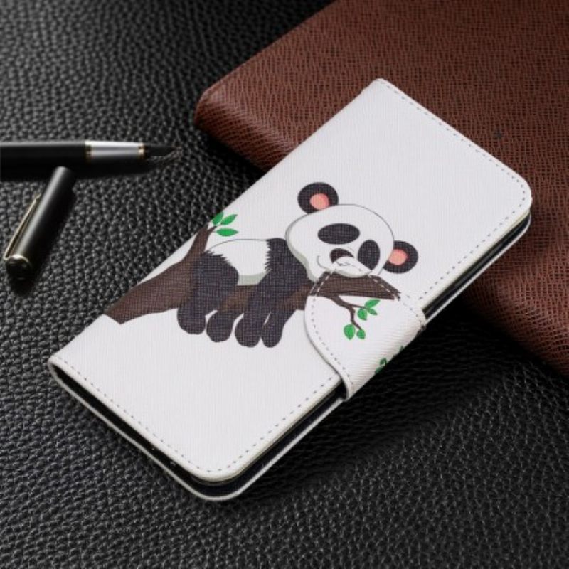 Θήκη Flip Samsung Galaxy A20e Lazy Panda