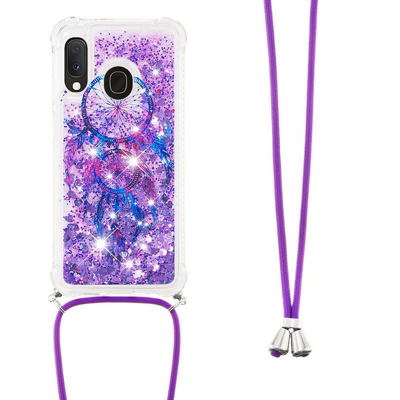 Θήκη Samsung Galaxy A20e με κορδονι Dream Catcher Glitter Cord