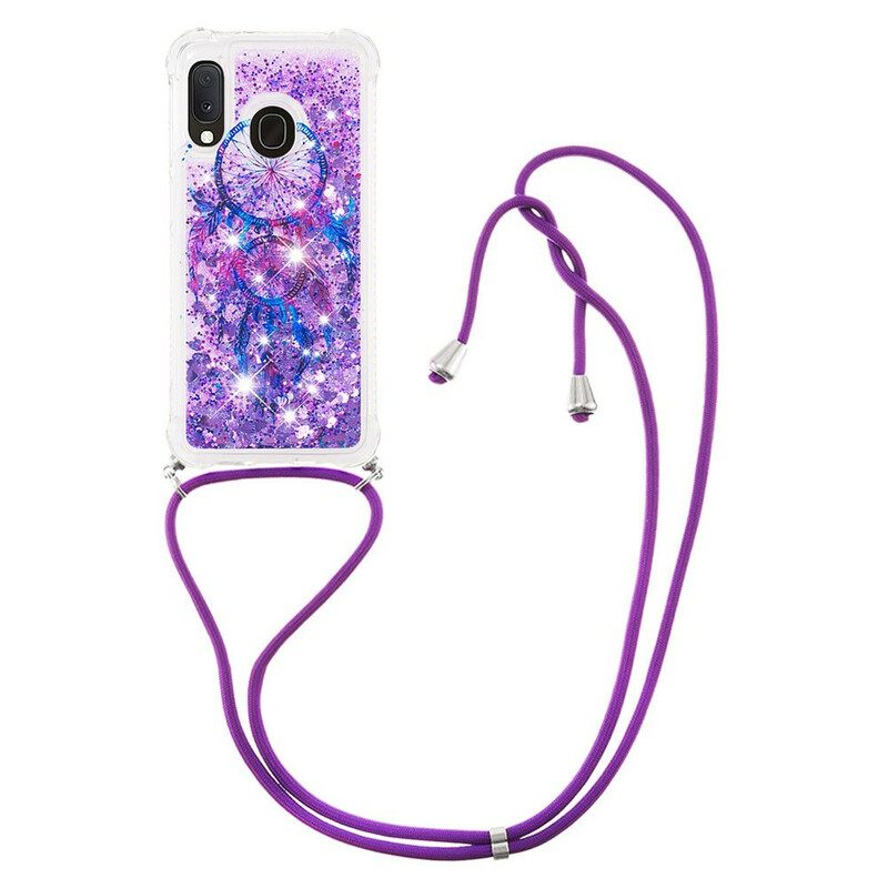 Θήκη Samsung Galaxy A20e με κορδονι Dream Catcher Glitter Cord