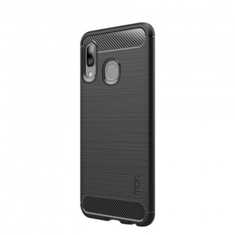 Θήκη Samsung Galaxy A20e Mofi Brushed Carbon Fiber