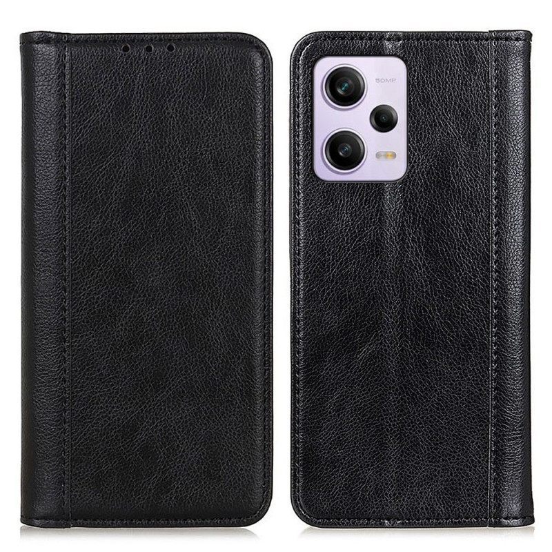 θηκη κινητου Xiaomi Redmi Note 12 Pro Plus Θήκη Flip Lychee Split Leather