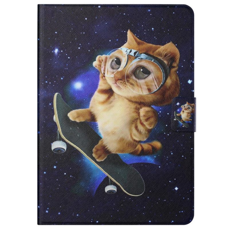 Κάλυμμα Samsung Galaxy Tab A8 Cat Skateboard