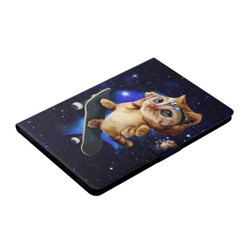 Κάλυμμα Samsung Galaxy Tab A8 Cat Skateboard