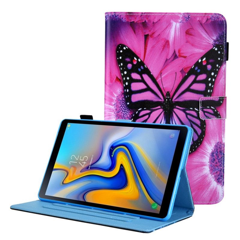 Κάλυμμα Samsung Galaxy Tab A8 Floral Butterfly