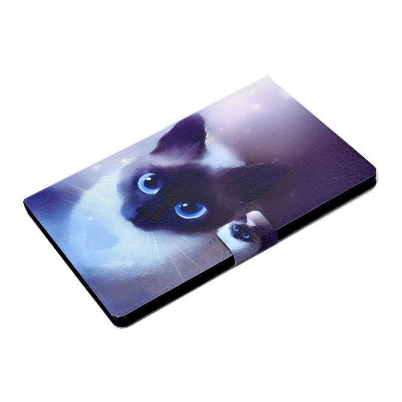 Κάλυμμα Samsung Galaxy Tab A8 Γάτα Blue Eyes