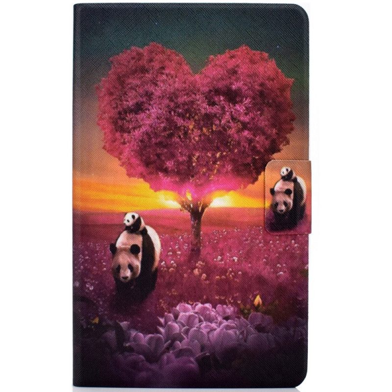 Κάλυμμα Samsung Galaxy Tab A8 Panda Heart