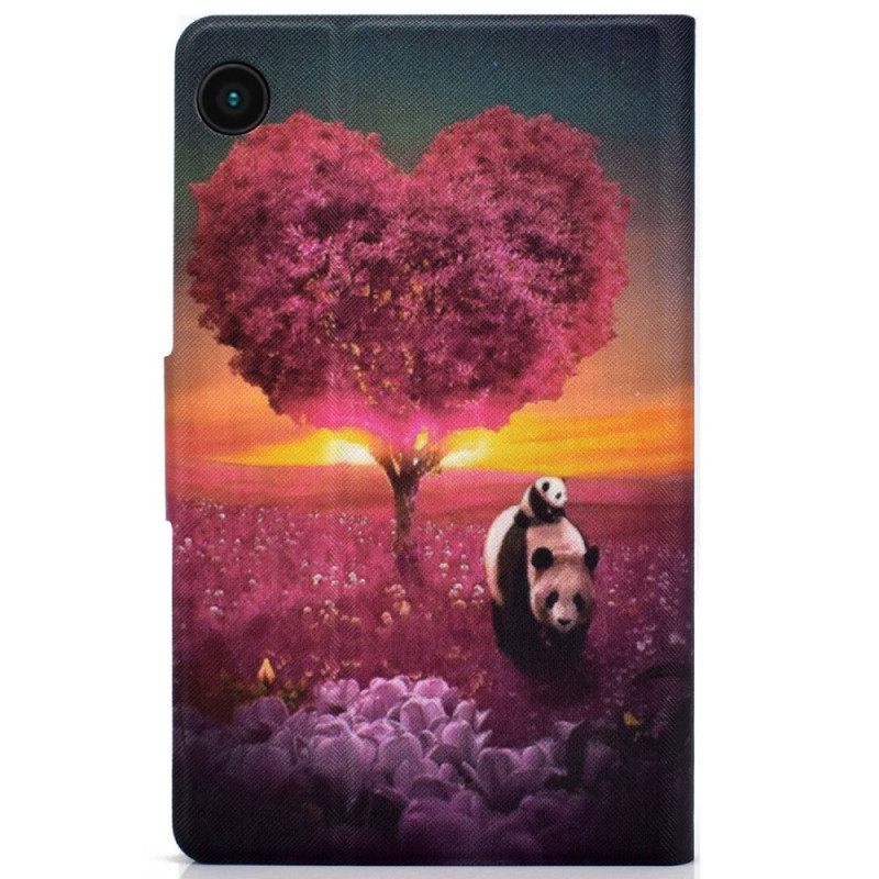 Κάλυμμα Samsung Galaxy Tab A8 Panda Heart