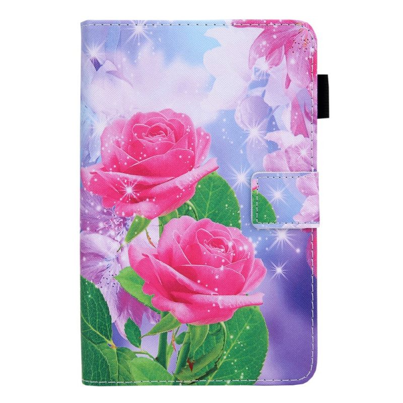 Θήκη Flip Samsung Galaxy Tab A8 Dream Flowers